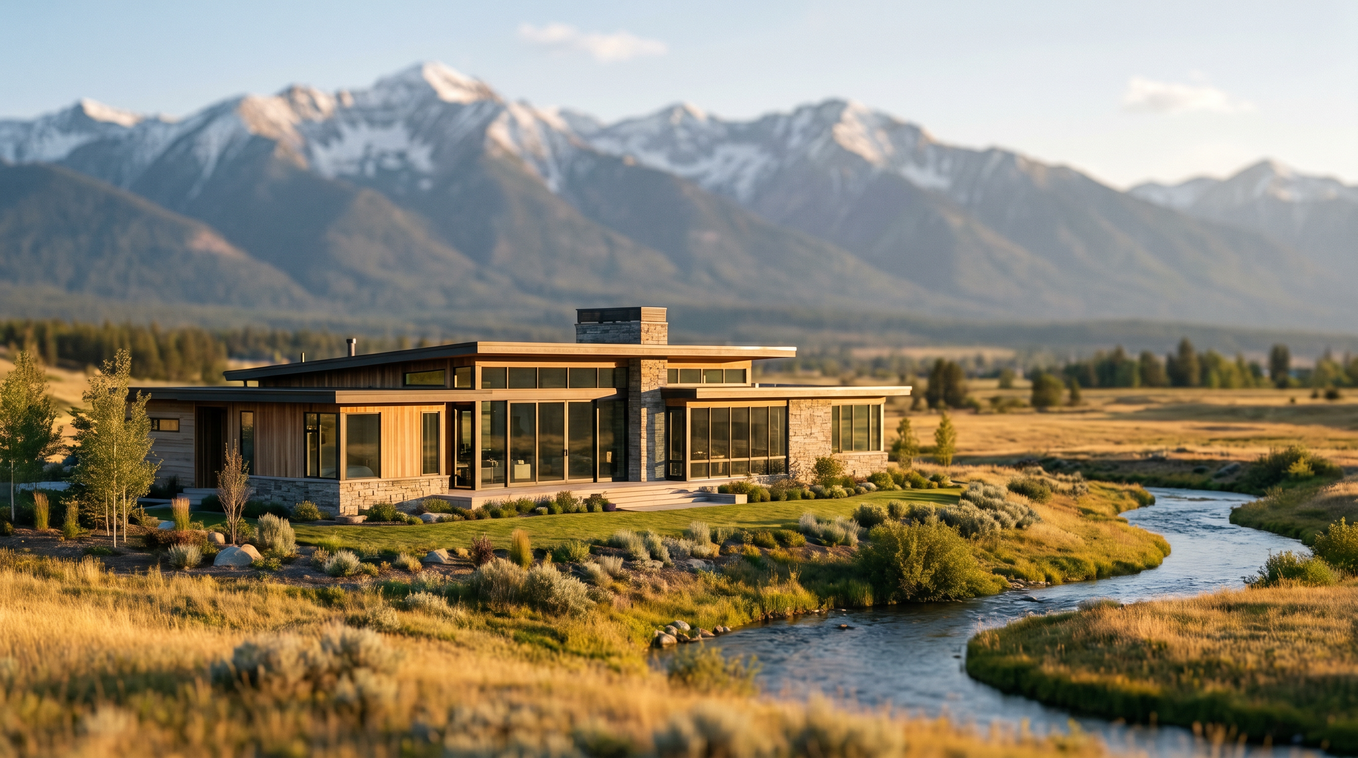 Modern mountain home in the Columbia Valley